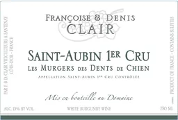 Saint-Aubin Les Murgers Des Dents De Chien Premier Cru