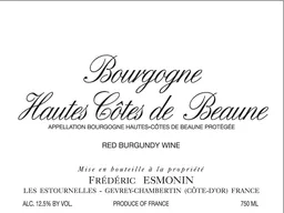 Bourgogne Hautes Cotes de Nuits Rouge