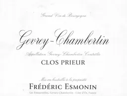 Frederic Esmonin Gevrey-Chambertin Clos Prieur