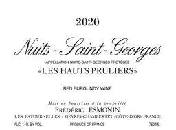 Frederic Esmonin Nuits-St-Georges Les Hauts Pruliers