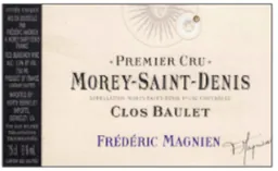 Frederic Magnien Morey-Saint-Denis Clos Baulet Premier Cru