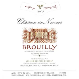 Brouilly Chateau de Nervers