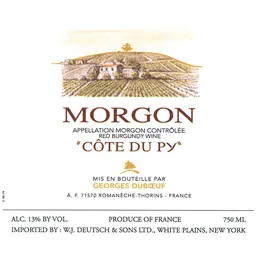 Morgon Cote Du Py