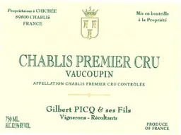 Chablis Vaucoupin Premier Cru