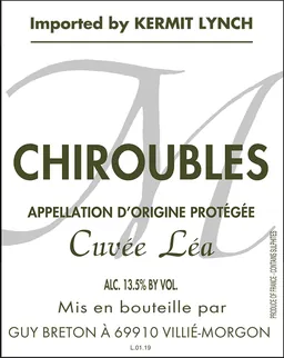 Chiroubles Cuvee Lea