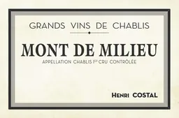 Chablis Mont de Milieu Premier Cru