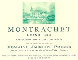 Jacques Prieur Montrachet Grand Cru