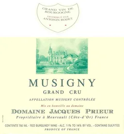 Jacques Prieur Musigny Grand Cru