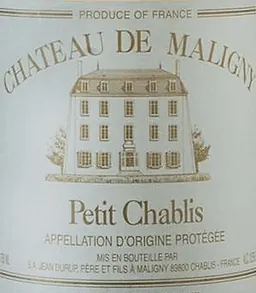Chateau de Maligny Petit Chablis