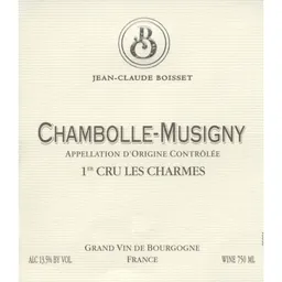 Chambolle Musigny Les Charmes Premier Cru