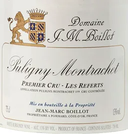 Puligny Montrachet Referts Premier Cru