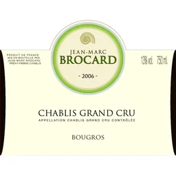 Brocard Bougros Chablis