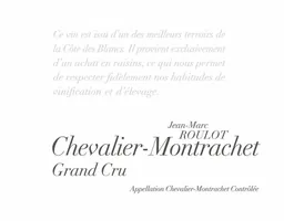 Chevalier-Montrachet Grand Cru