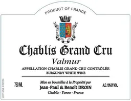 Chablis Valmur Grand Cru