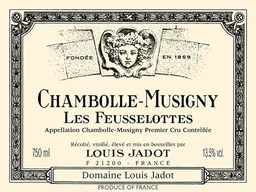 Louis Jadot Chambolle-Musigny Les Feusselottes Premier Cru
