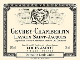 Gevrey-Chambertin Lavaux St. Jacques Premier Cru