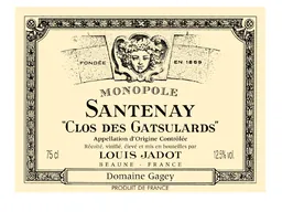 Santenay Clos des Gatsulards Monopole Rouge