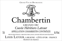 Chambertin Cuvee Heritiers Grand Cru