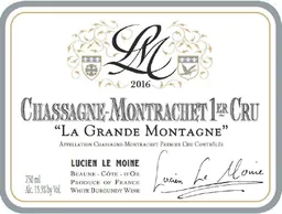 Chassagne-Montrachet Grande Montagne Premier Cru