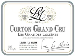 Corton Grands Loliers Grand Cru Blanc