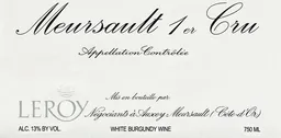 Maison Leroy Meursault Premier Cru