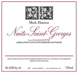 Nuits-Saint-Georges La Charmotte