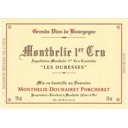 Les Duresses Monthelie Blanc Premier Cru