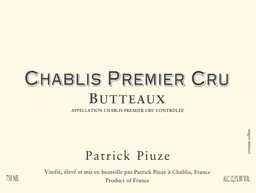 Chablis Butteaux Premier Cru