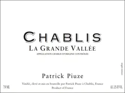 Patrick Piuze Chablis La Grande Vallee