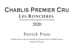 Chablis Roncieres Premier Cru