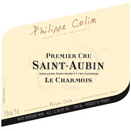 Philippe Colin St-Aubin Premier Cru Charmois