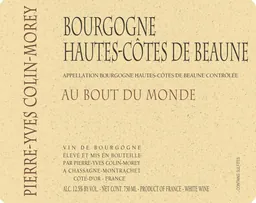 Pierre-Yves Colin-Morey Bourgogne Hautes Cotes de Beaune Blanc Bout de Monde