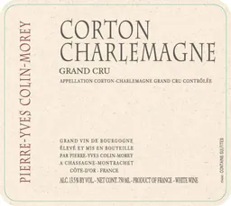 Pierre-Yves Colin-Morey Corton-Charlemagne Grand Cru