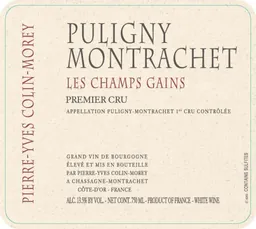 Puligny-Montrachet Champs Gains Premier Cru