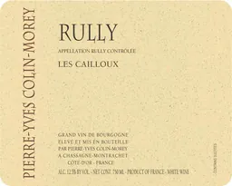 Pierre-Yves Colin-Morey Rully Cailloux Blanc