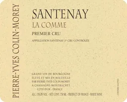 Santenay La Comme Premier Cru Blanc