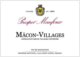 Prosper Maufoux Macon Villages Chardonnay