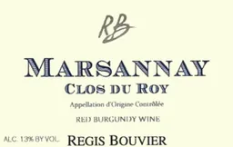 Regis Bouvier Marsannay Clos Du Roy