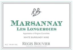Regis Bouvier Marsannay Les Longeroies Blanc