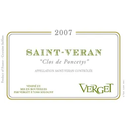 Verget Saint-Veran Clos de Poncetys
