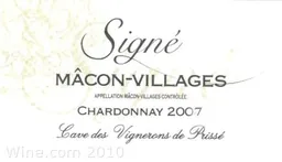 Vignerons des Terres Secretes Macon Villages Chardonnay