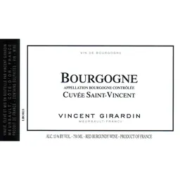 Bourgogne Cuvee Saint Vincent Rouge