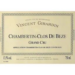 Chambertin-Clos de Beze Grand Cru