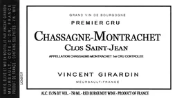 Chassagne-Montrachet Clos St Jean Premier Cru Rouge