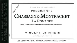 Chassagne-Montrachet La Romanee Vieilles Vignes Premier Cru