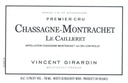 Chassagne-Montrachet Le Cailleret Premier Cru