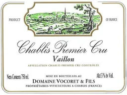 Chablis Vaillon Premier Cru
