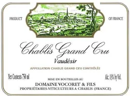 Chablis Vaudesir Grand Cru