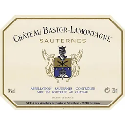 Chateau Bastor-Lamontagne Sauternes