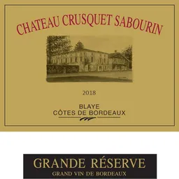 Grande Reserve Blaye Cotes de Bordeaux